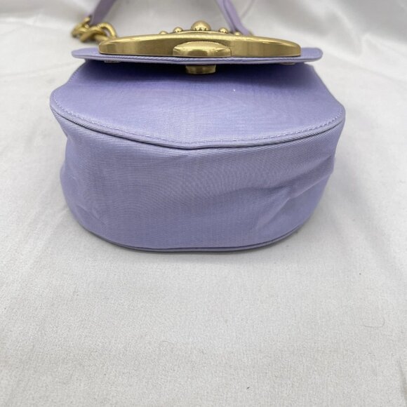 Vivienne Westwood Womens Jodie Saddle Bag Satin Lilac - Picture 5 of 12